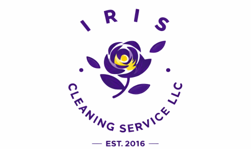 Female janitor in safety gear cleaning a warehouse floor with a mop and bucket.